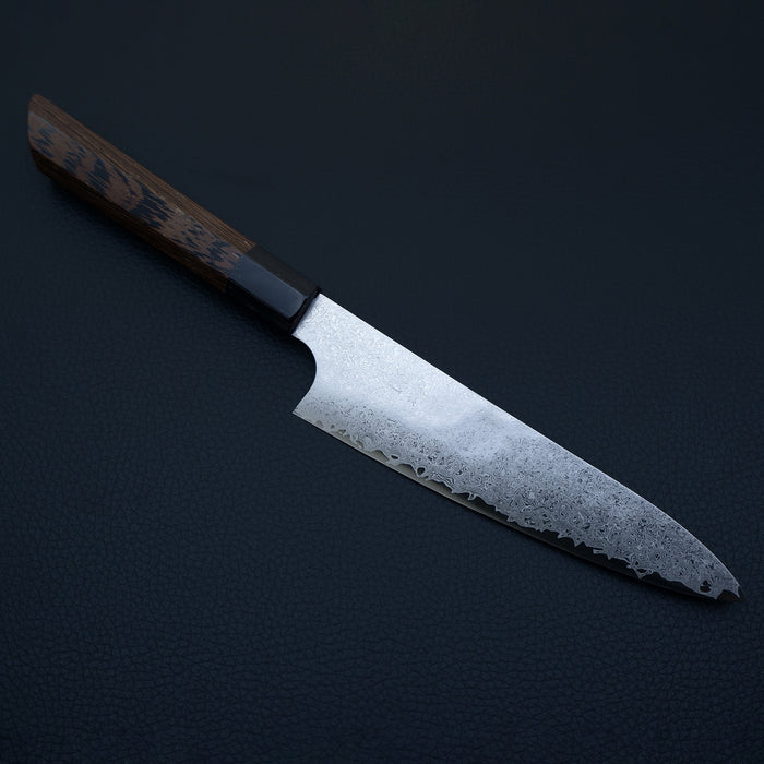 Hatsukokoro Ginyo Ginsan Tsuchime Damascus Petty 150mm