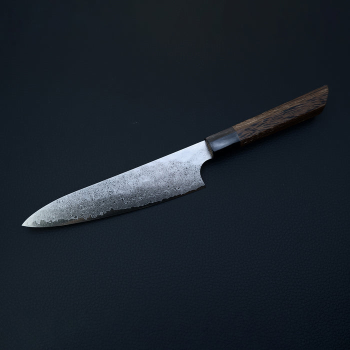 Hatsukokoro Ginyo Ginsan Tsuchime Damascus Petty 150mm