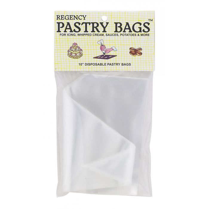 Disposable Pastry Bags, 10in, Set of 6