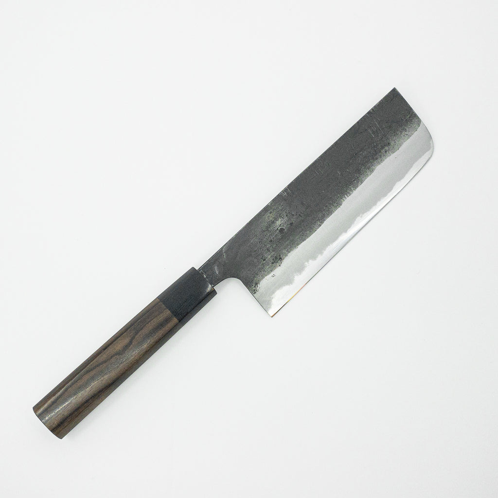 Yoshihiro White Steel #1 Stainless Clad Nakiri Vegetable Knife